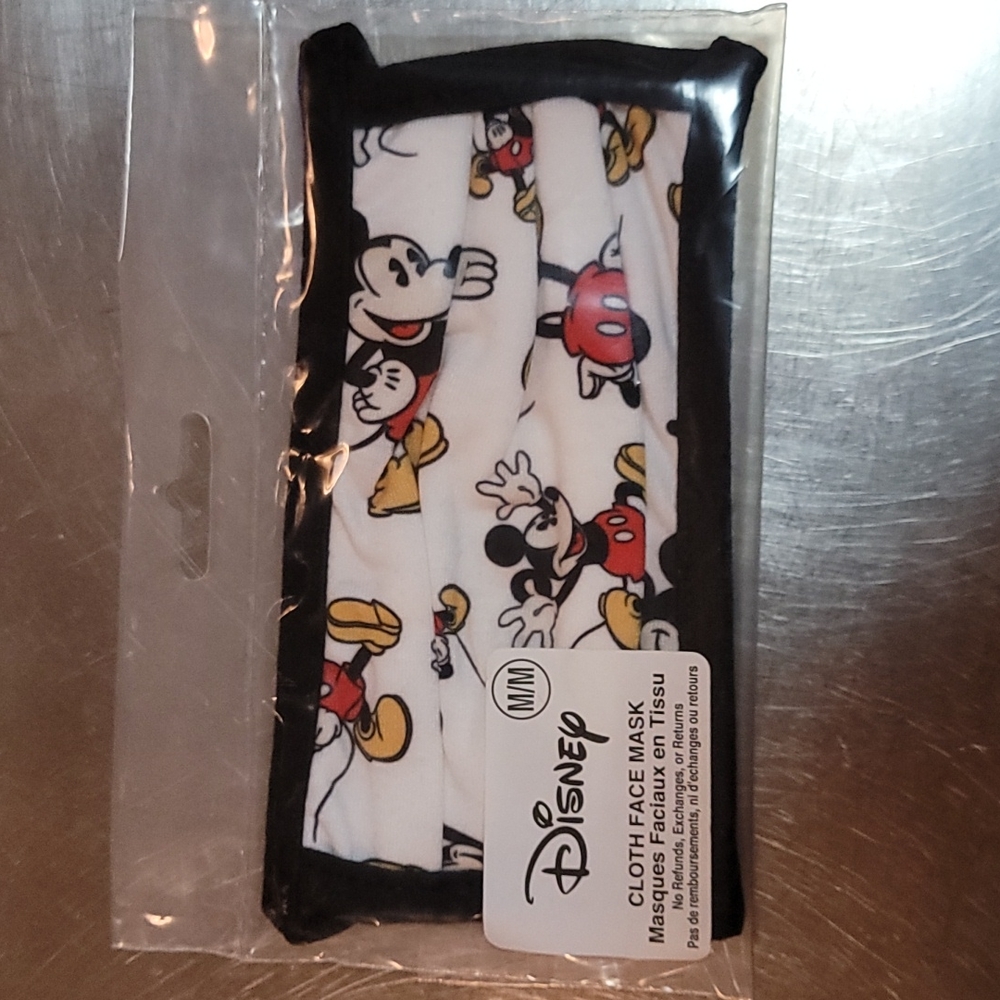Kids fabric Mickey Mouse face mask